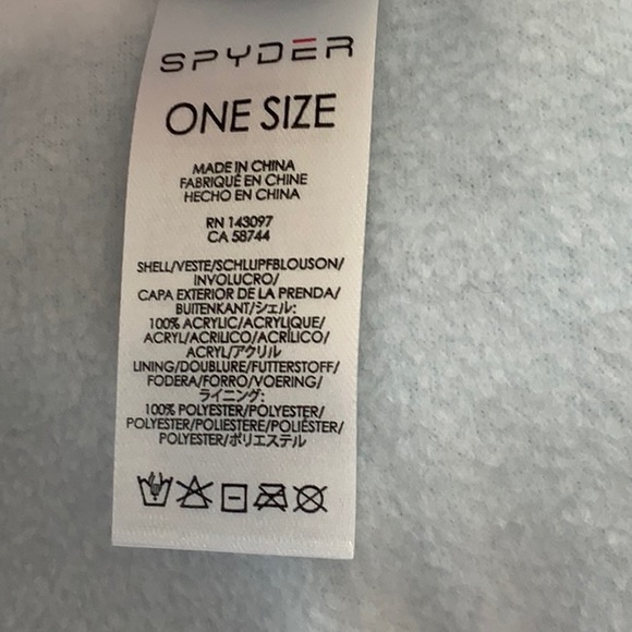 Spyder GIRLS BRRR BERRY HAT Baltic (Aqua) - Picture 7 of 10